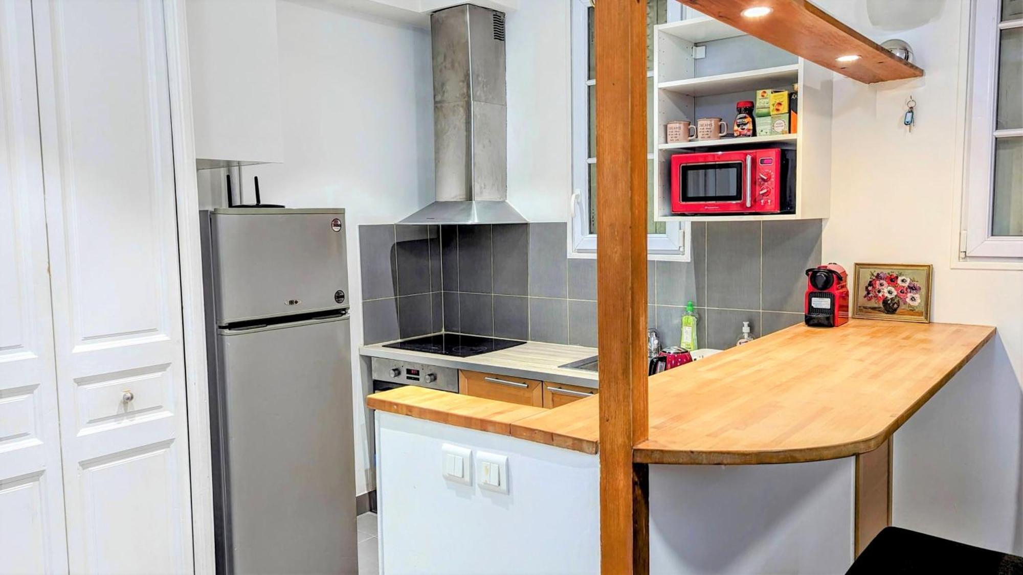 Studio Jaures - Equipped Studio Near Paris With Private Bathroom Montrouge Ngoại thất bức ảnh